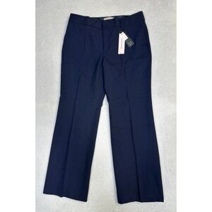 Banana Republic Martin Fit‎ Petite Trouser Pants Navy Wool Blend Sz 10P-New Read